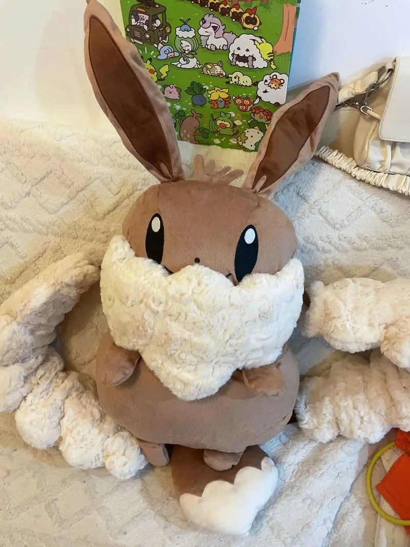 Eevee Plush Backpack – Adorable Pokémon Cosplay Bag - Image 3