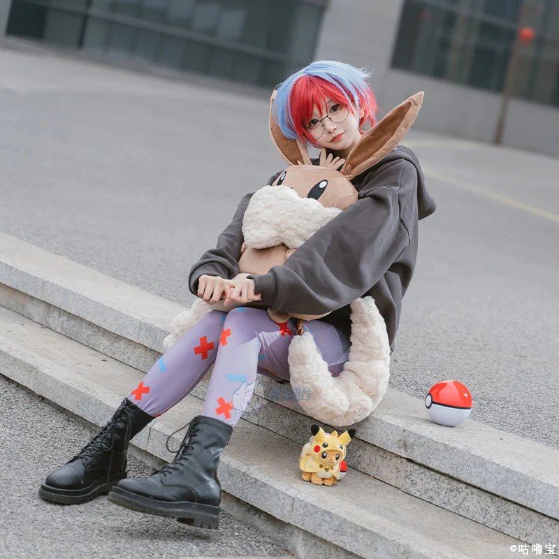 Eevee Plush Backpack – Adorable Pokémon Cosplay Bag - Image 2