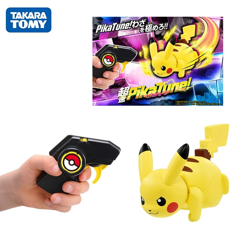 Takara Tomy Pokemon Super Speed PikaTune! Pokemon Driftable Remote Control Car Toys Pikachu Model New Year's Gifts for Boys Takara Tomy Pokemon Super Speed PikaTune! Pokemon Driftable Remote Control Car Toys Pikachu Model New Year's Gifts for Boys