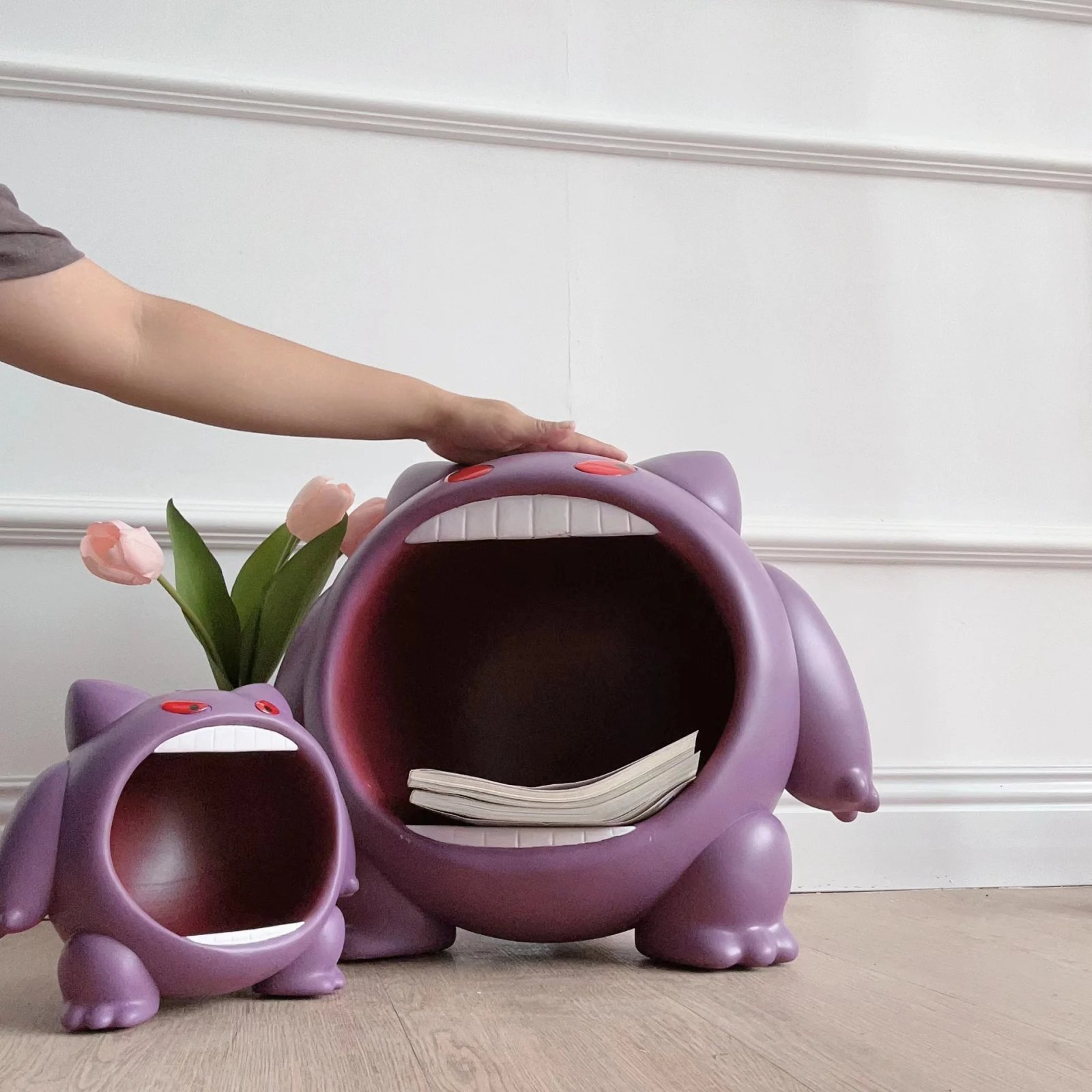 Pokemon Gengar Home Desk Office Storage Decoration Box Figure Toys 18cm