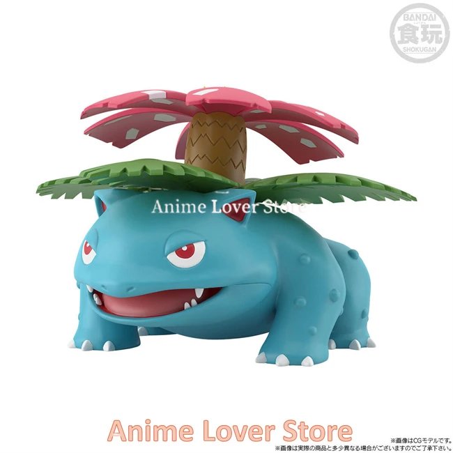 Bandai Original POKEMON Scale World Kanto Region Samuel•Oak Charizard Blastoise Venusaur Anime Figures Toys for Kids Gift