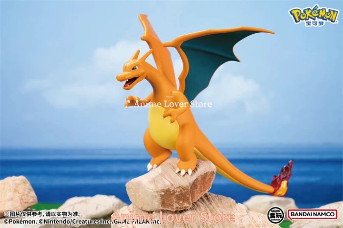 Bandai Original POKEMON Scale World Kanto Region Samuel•Oak Charizard Blastoise Venusaur Anime Figures Toys for Kids Gift
