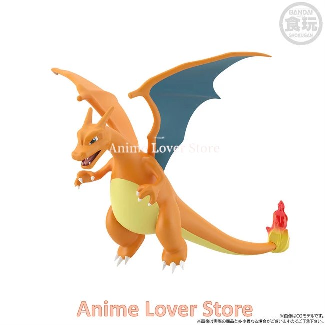 Bandai Original POKEMON Scale World Kanto Region Samuel•Oak Charizard Blastoise Venusaur Anime Figures Toys for Kids Gift