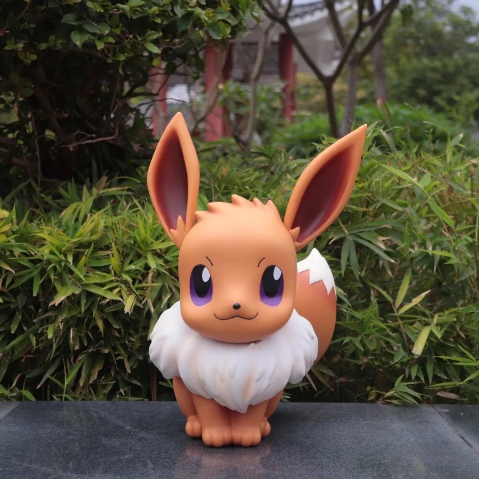 Kawaii Cartoon Doll Anime Pokemon Big Size 1:1 Eevee Action Figure Model Doll Collection Desk Decoration Statue Ornament Toys Kawaii Cartoon Doll Anime Pokemon Big Size 1:1 Eevee Action Figure Model Doll Collection Desk Decoration Statue Ornament Toys