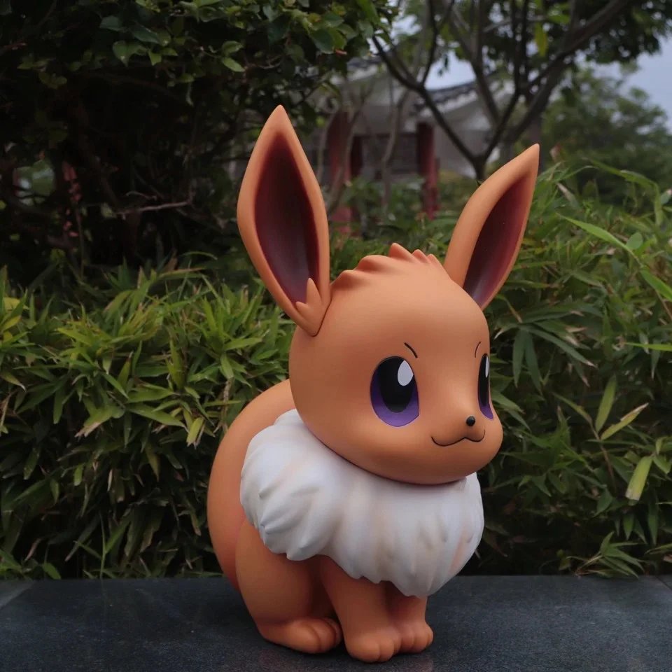 Kawaii Cartoon Doll Anime Pokemon Big Size 1:1 Eevee Action Figure Model Doll Collection Desk Decoration Statue Ornament Toys Kawaii Cartoon Doll Anime Pokemon Big Size 1:1 Eevee Action Figure Model Doll Collection Desk Decoration Statue Ornament Toys