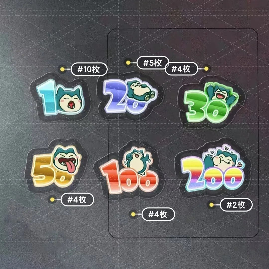 PTCG Pokemon Damage Indicator Match Scoring Damage Counter Snorlax Used Board GX Vstar Borad Role-playing Game No. 54