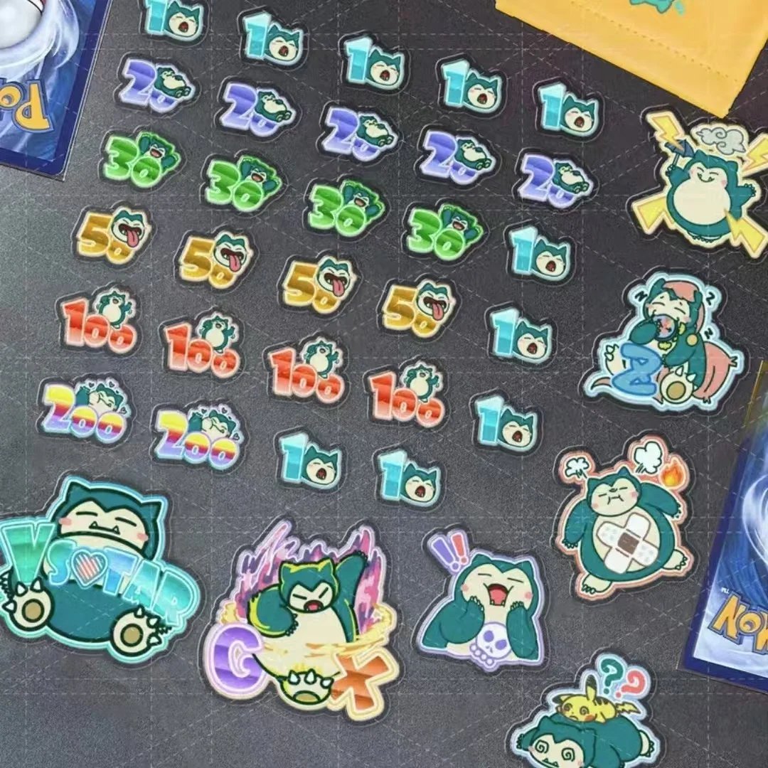 PTCG Pokemon Damage Indicator Match Scoring Damage Counter Snorlax Used Board GX Vstar Borad Role-playing Game No. 54