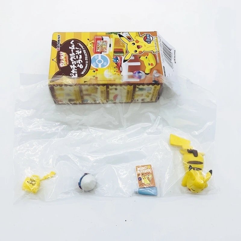 Pokemon Gashapon Capsule Toy Pikachu Room Elf Model Toys Mini Furniture Table Miniature Scene Ornaments Models Decoratoion Gifts