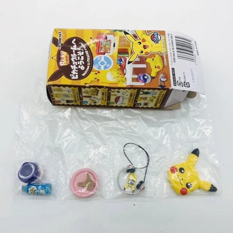 Pokemon Gashapon Capsule Toy Pikachu Room Elf Model Toys Mini Furniture Table Miniature Scene Ornaments Models Decoratoion Gifts