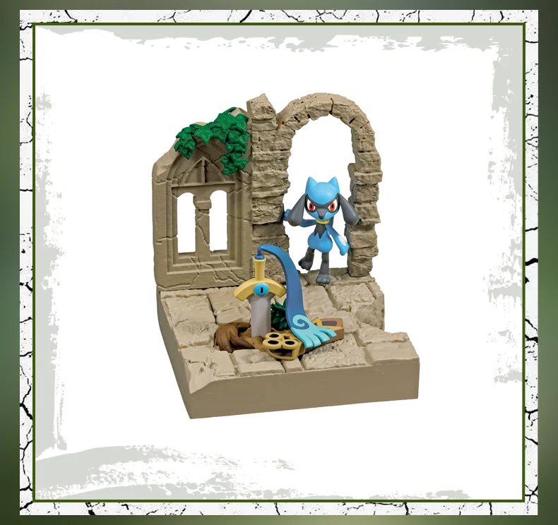 Pokemon Blind Box Dratini Model Gimmighoul Riolu Ancient City Ruins Series Small Size Assembly Figure Ornaments Childrens Toys Pokemon Blind Box Dratini Model Gimmighoul Riolu Ancient City Ruins Series Small Size Assembly Figure Ornaments Childrens Toys