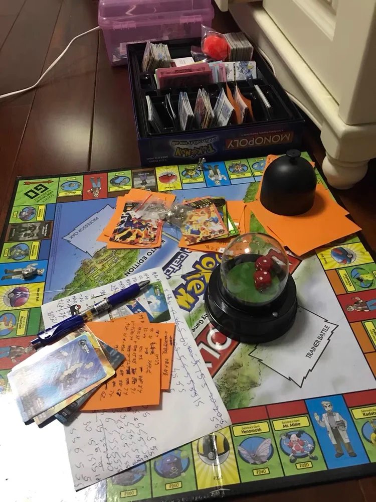 Pokemon MONOPOLY board game Johto and Kanto Edition English English Version Family Party Game Toy Children's Gift Pokemon MONOPOLY board game Johto and Kanto Edition English English Version Family Party Game Toy Children's Gift