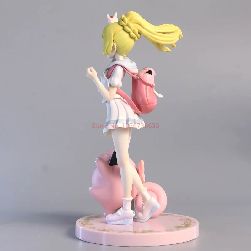 Pokemon Sun And Moon Lillie Clefairy May Mudkip Action Figurine Model Collection Pvc Statue Doll Model Cute Toys Gifts