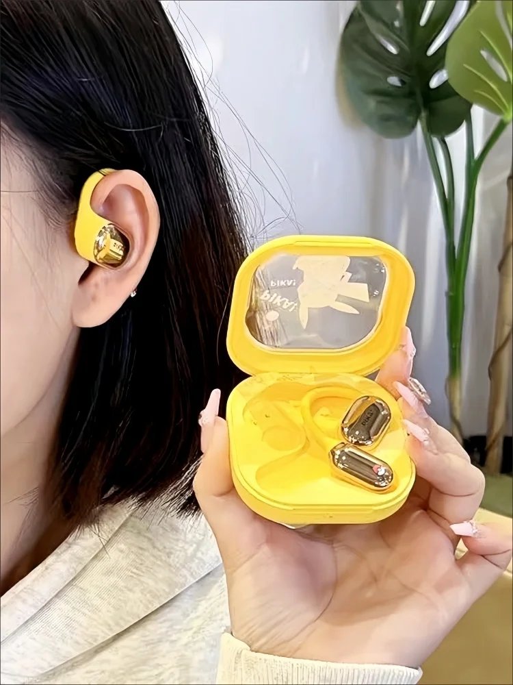 Comfortable Ear-Hook Bone Conduction Bluetooth Headphones for active users