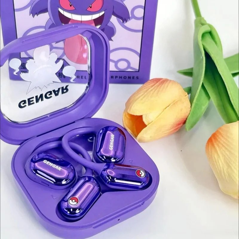 Wireless Bluetooth Headset | Ear-Hook Bone Conduction – Pikachu Design - Image 3