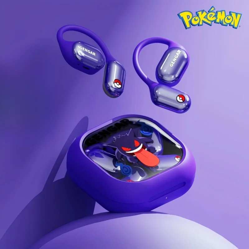 Wireless Bluetooth Headset | Ear-Hook Bone Conduction – Pikachu Design - Image 2