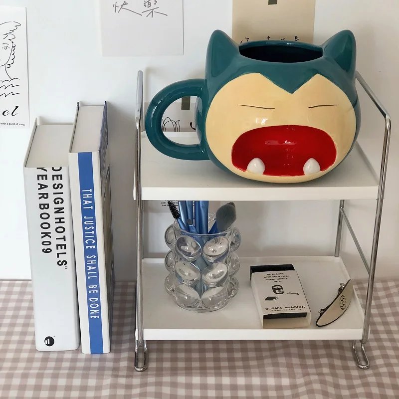 1300ml Pokemon Mug Cartoon Kawaii Snorlax Ceramic Cup Large Capacity Desktop Ornaments Kids Adult Breakfast Coffee Milk Mug Gift