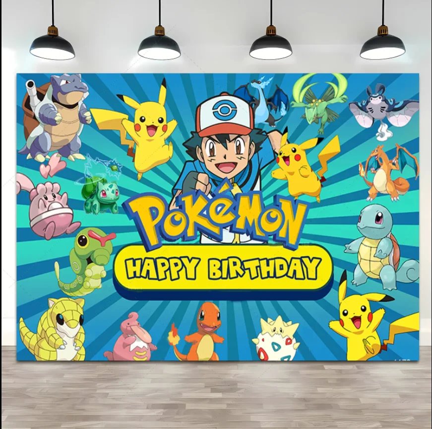 Colorful vinyl banner for a themed celebration