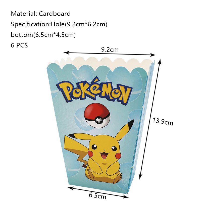 Popcorn Box - 6pcs