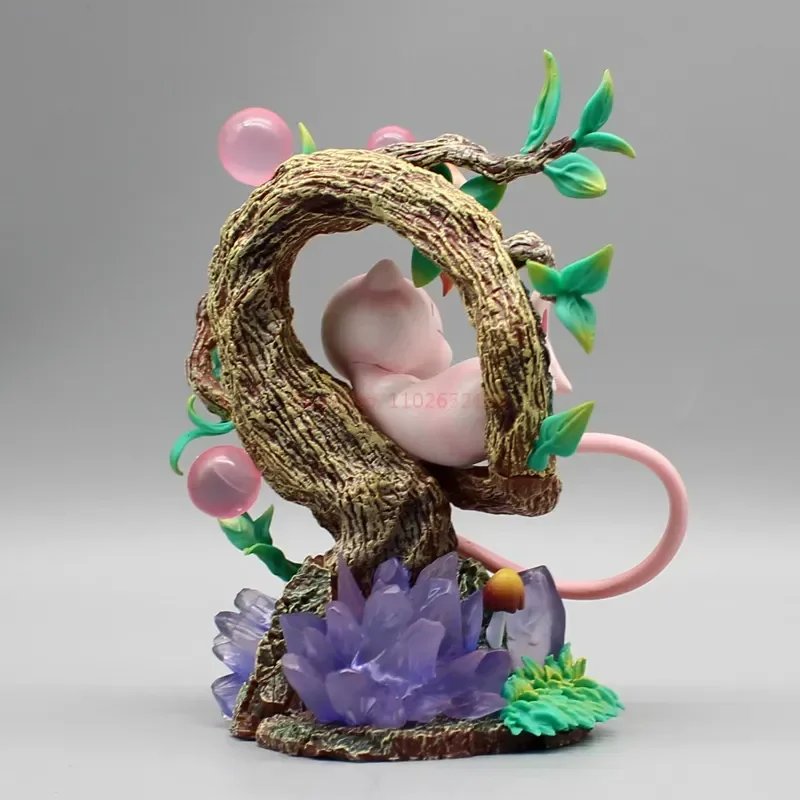 Detailed Mew collectible figure from Pokémon anime by Bandai