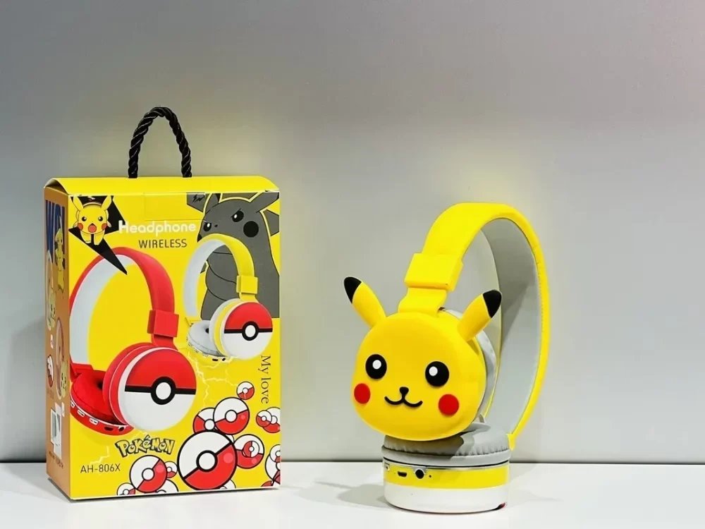 Pikachu Bluetooth Wireless Headset with Mic - Image 2