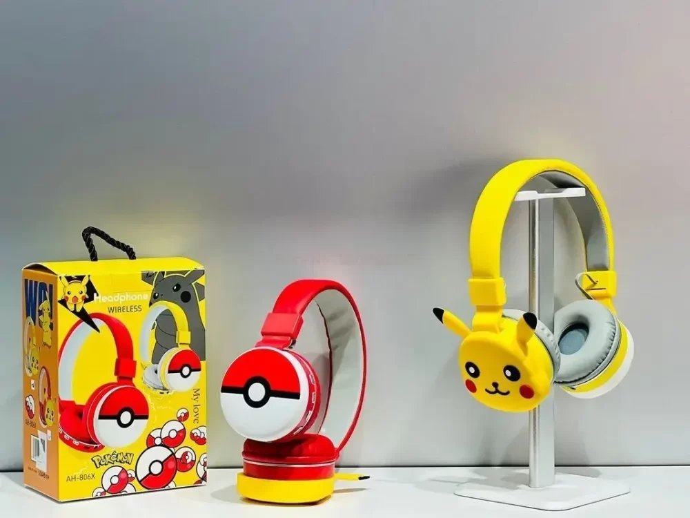 Pikachu Bluetooth Wireless Headset with Mic - Image 4