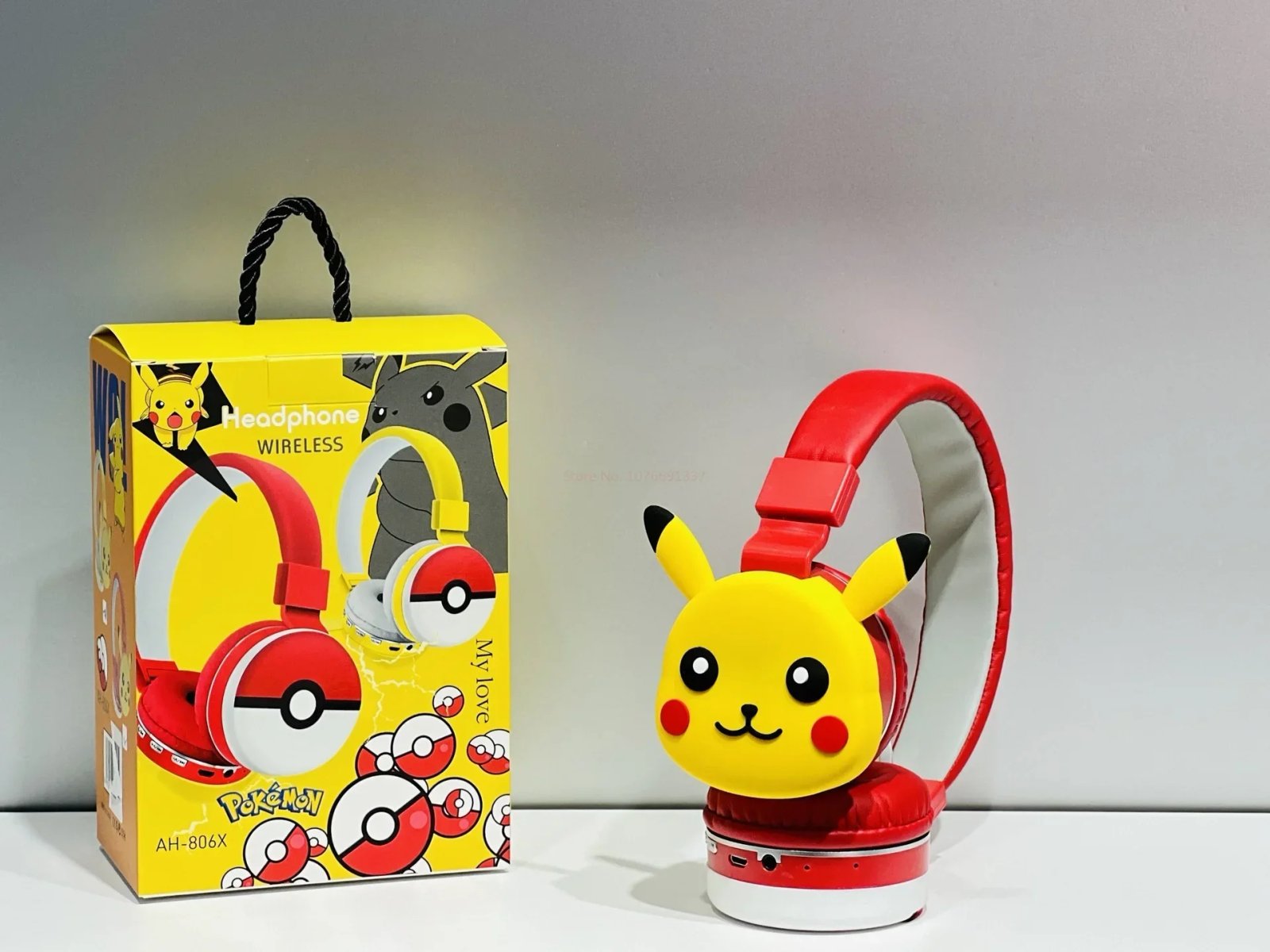 Pikachu Bluetooth Wireless Headset with Mic for gaming and music