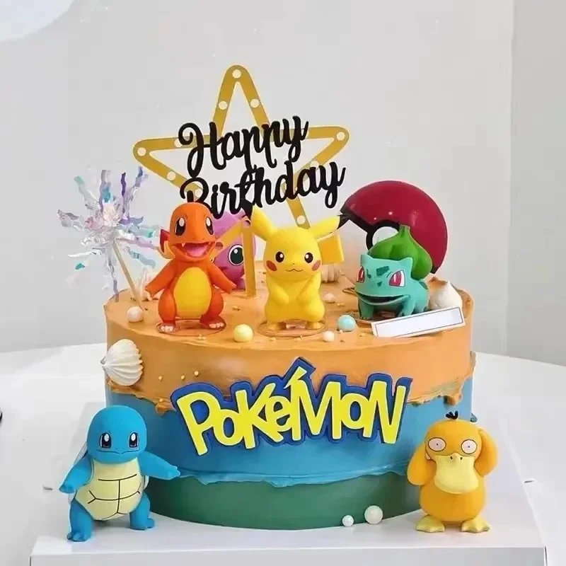 13-piece Pokémon Cake Topper Set for themed parties - Image 3