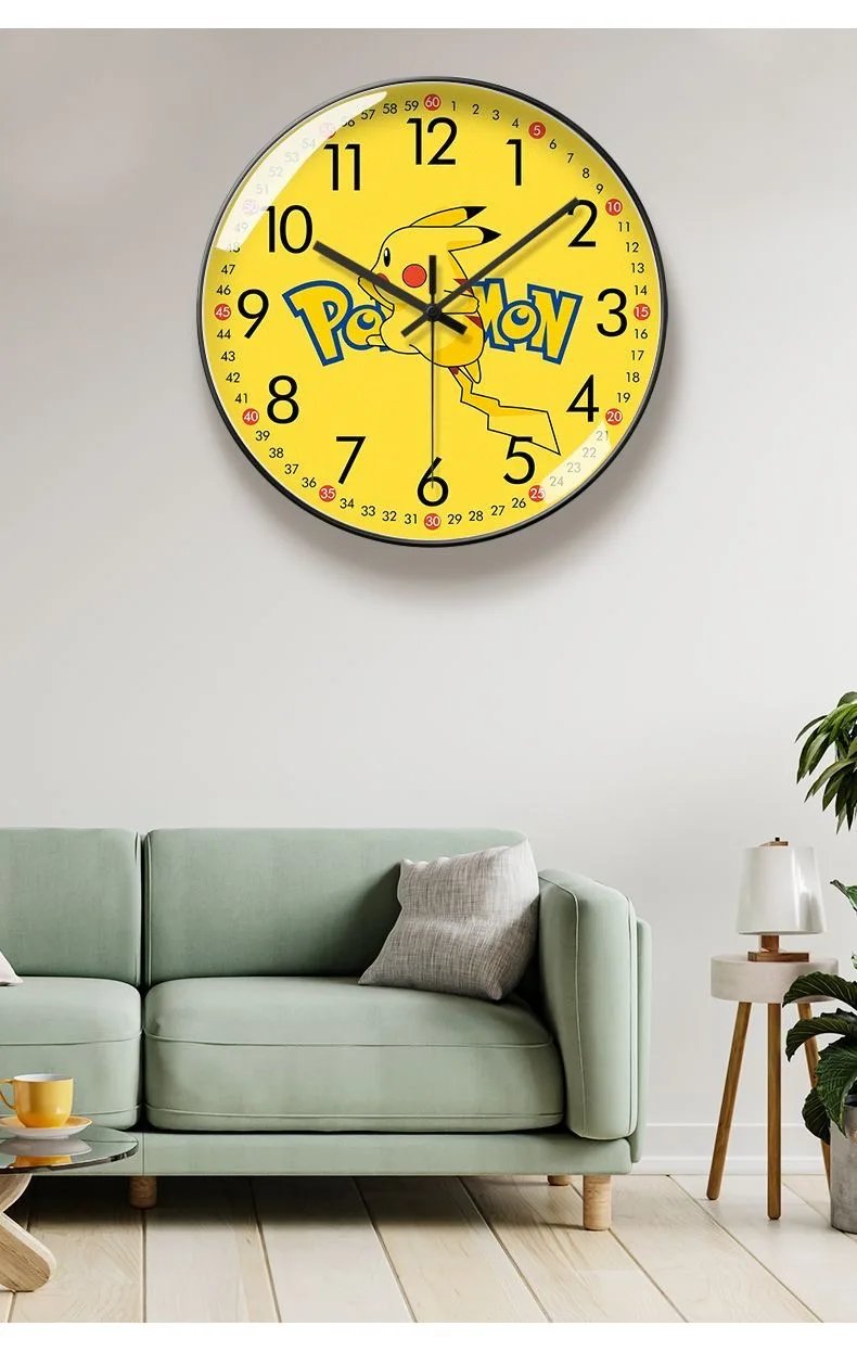 Bright and fun Pikachu Wall Clock from MINISO