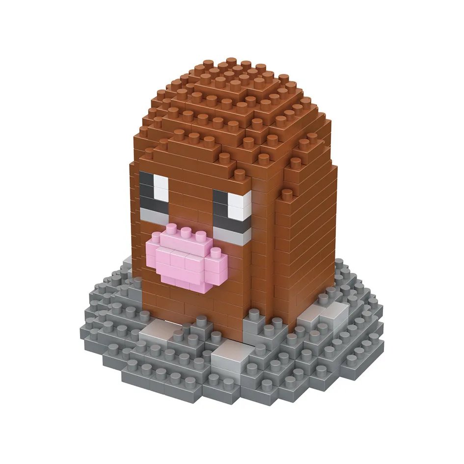 Lucario Pokémon DIY Mini Blocks Lucario DIY Pokémon Building Blocks