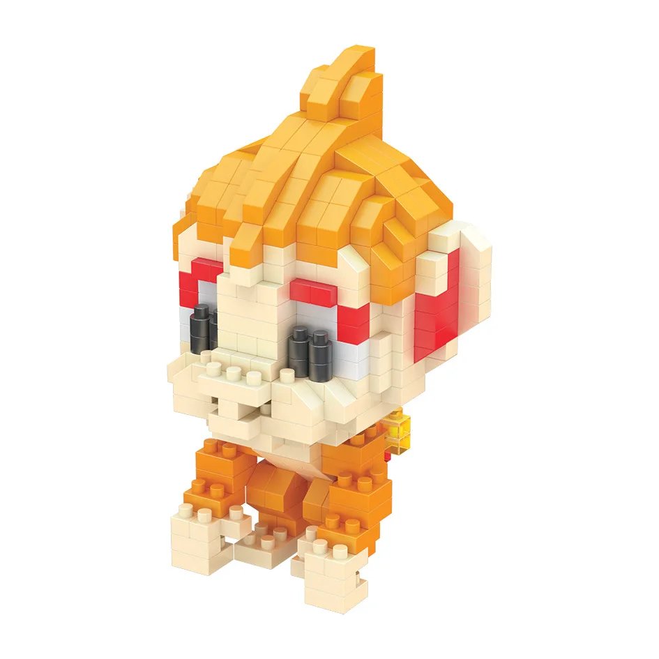 DIY Pixel Brick Figure Mewtwo DIY Mini Brick Pokémon Mewtwo