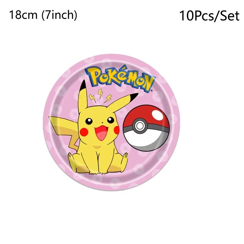 Pokémon Party Tableware Colorful Pokémon Party Tableware for festive events