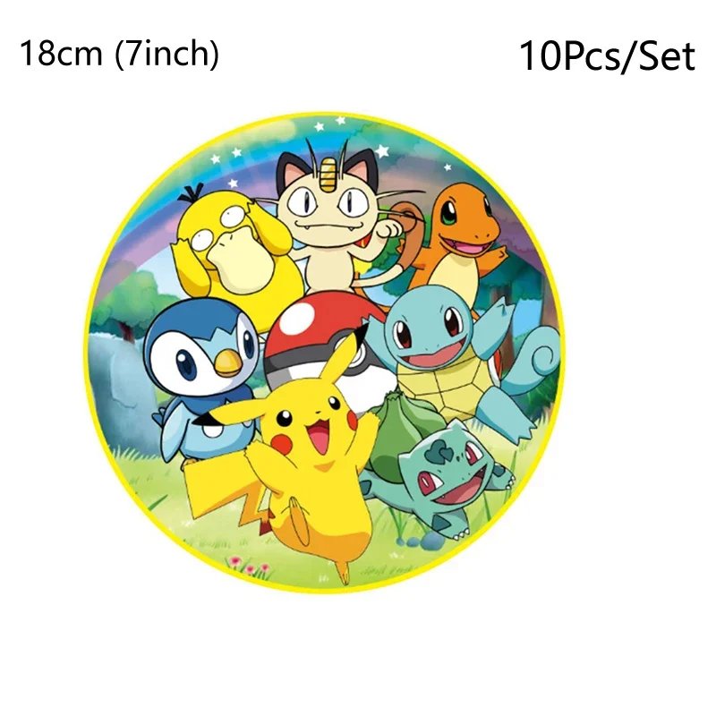 Pokémon Party Tableware Vibrant Pokémon Party Tableware for birthdays