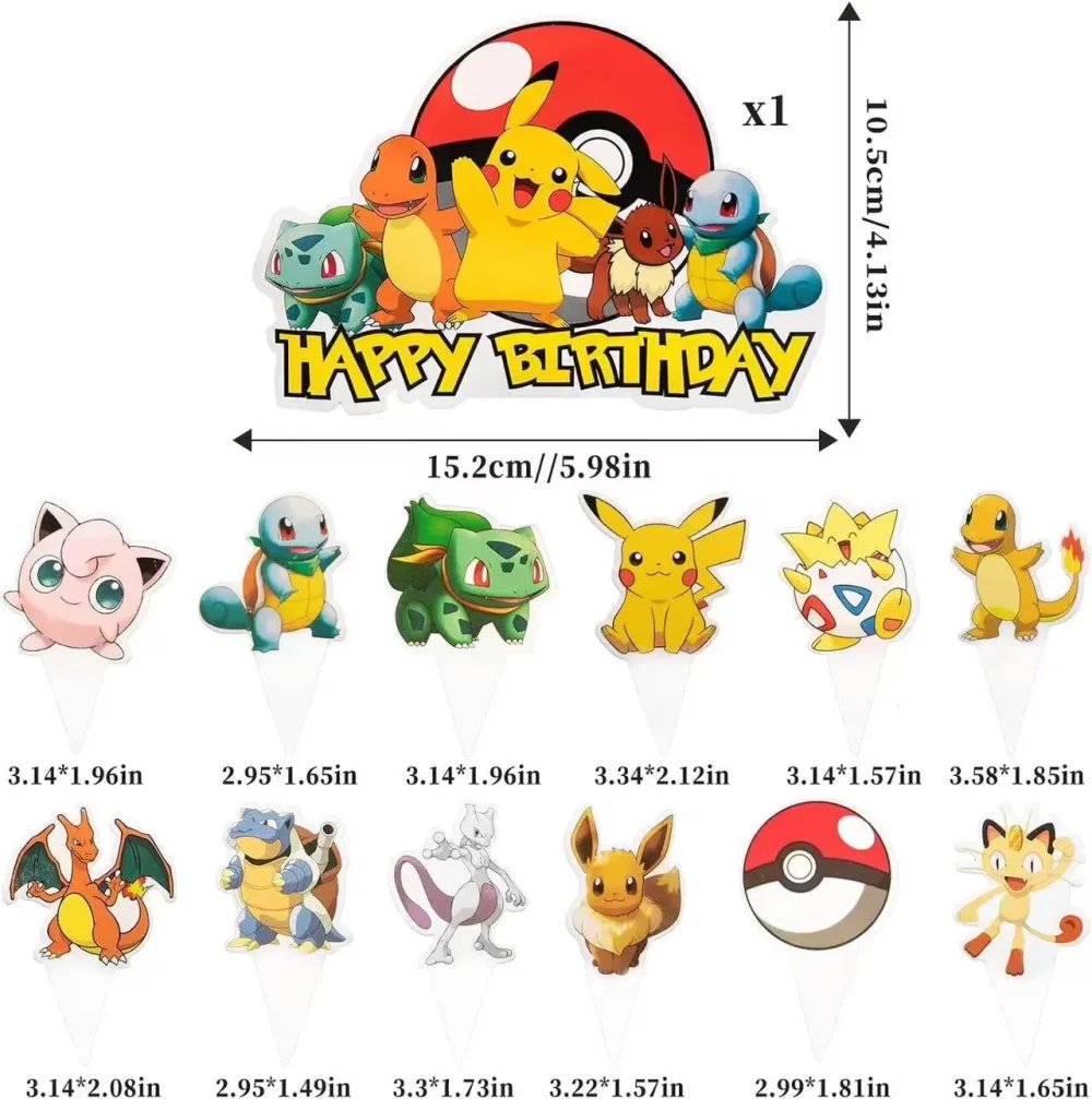 Pokémon Cake Toppers – Ultimate Party Decor - Image 4