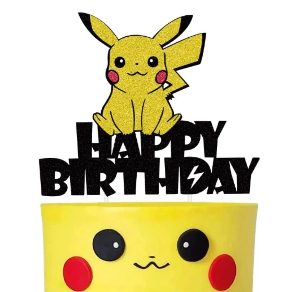 Eye-catching Pokémon Birthday Cake Topper decor