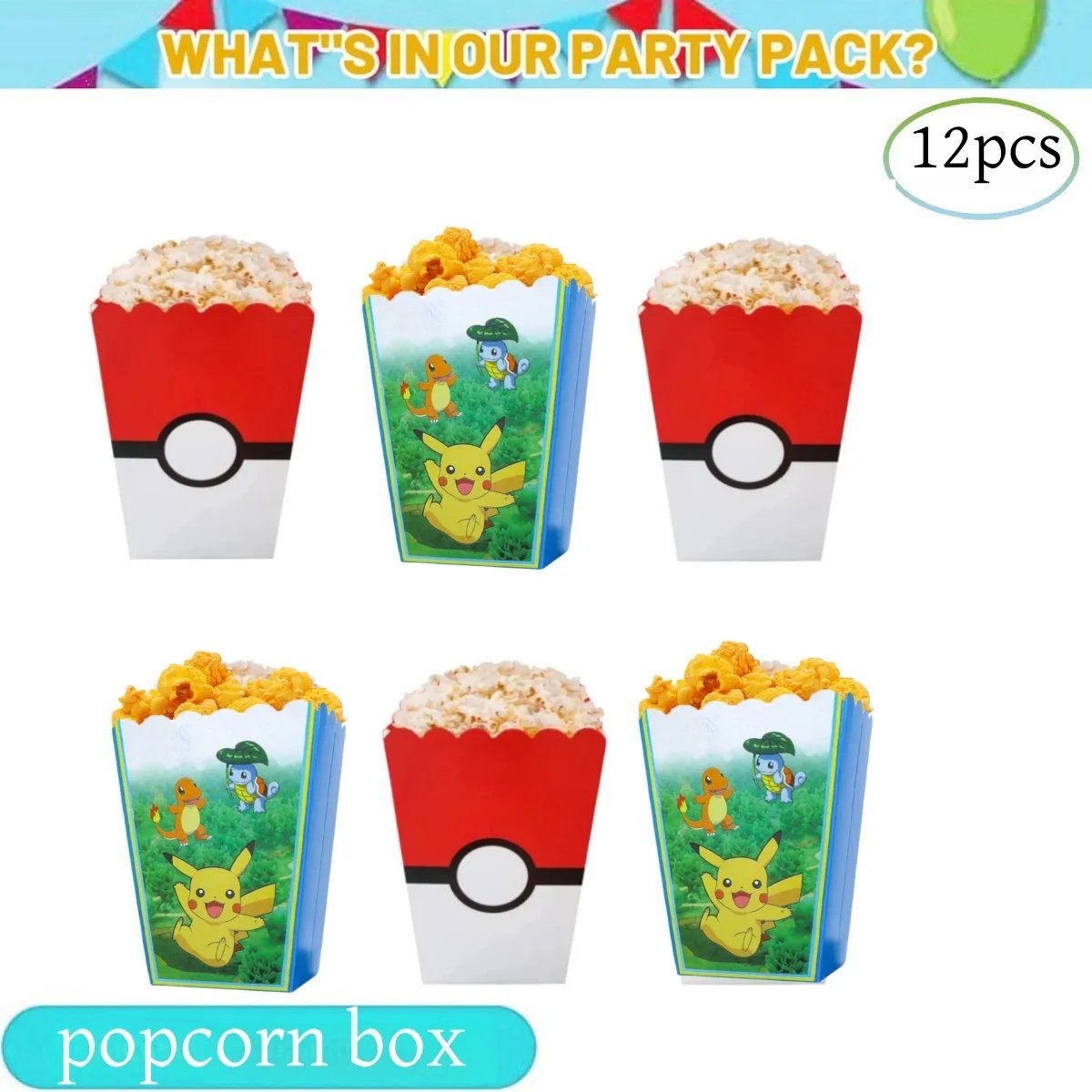 Popcorn box-12pcs
